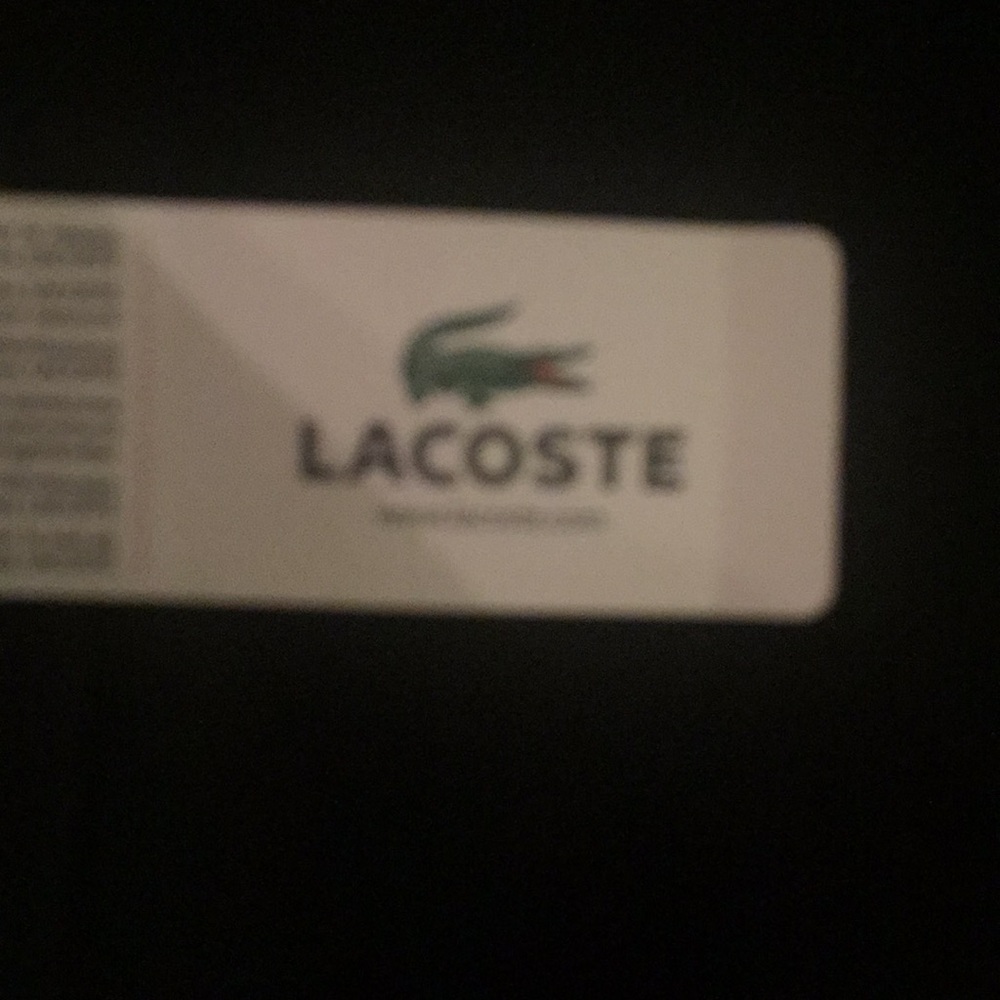Black and Grey soft Lacoste mini skirt - Picture 5 of 5